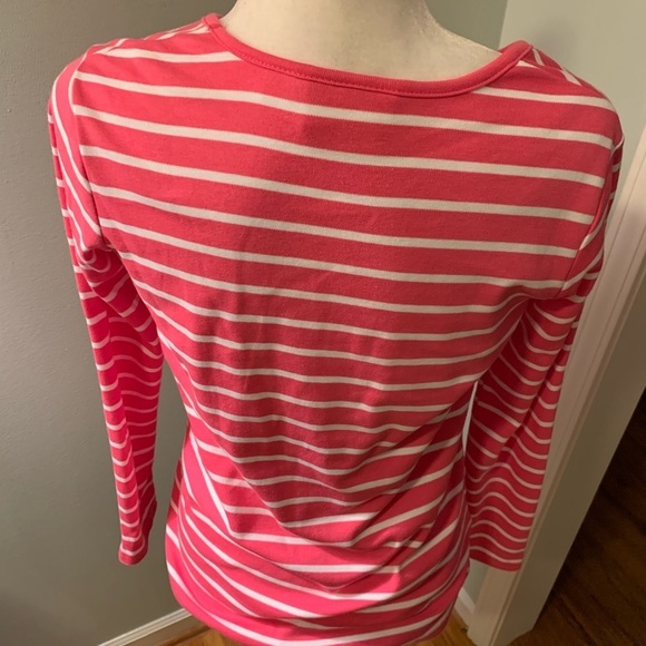 Quacker factory pink striped knit top, size XXS - Picture 5 of 5
